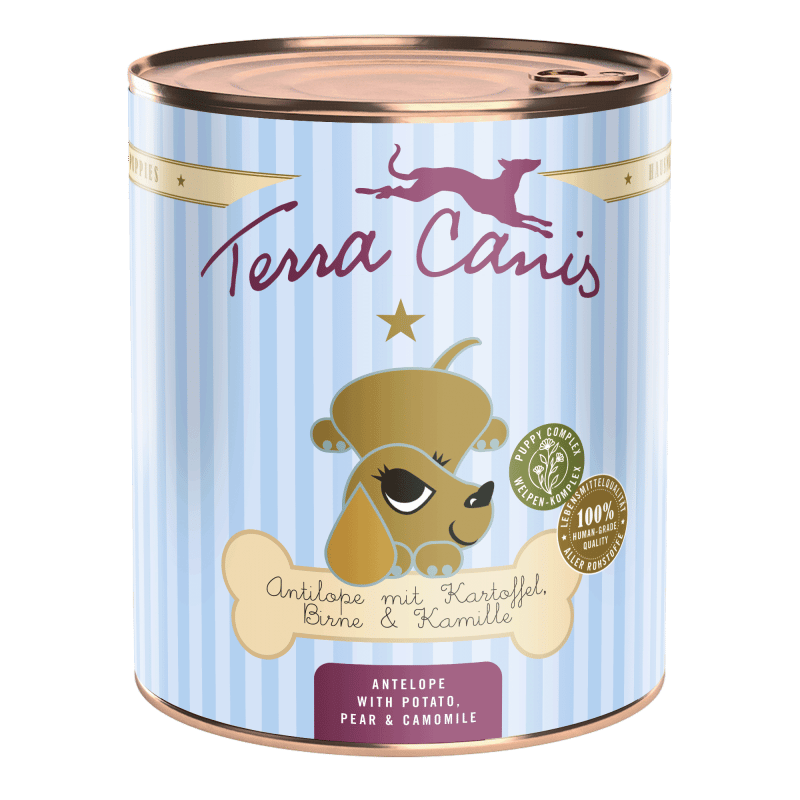 Terra Canis Welpe Antilope mit Kartoffel, Birne und Kastanie
