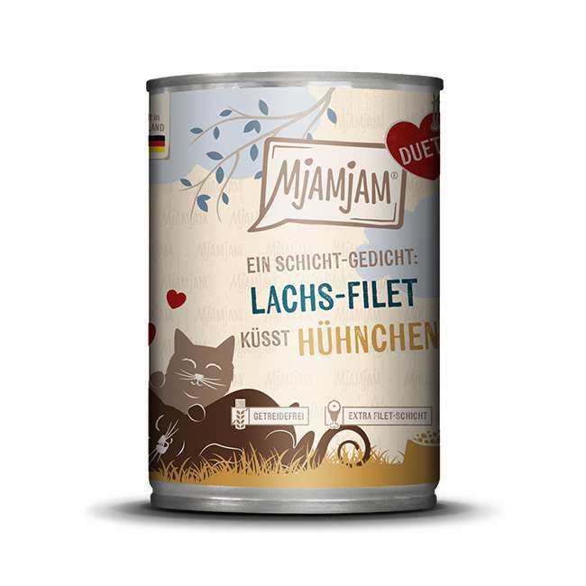 MjAMjAM MjAMjAM - Katze - Duett Lachs-Filet küsst Hühnchen 2