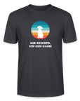 "Mir reichts, Ich geh Gassi!" | Männer Bio T-Shirt - Dunkles Graublau