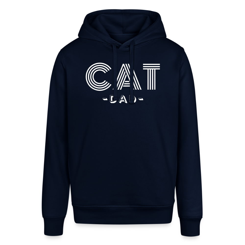 "CAT DAD" | Unisex Bio-Hoodie - Navy