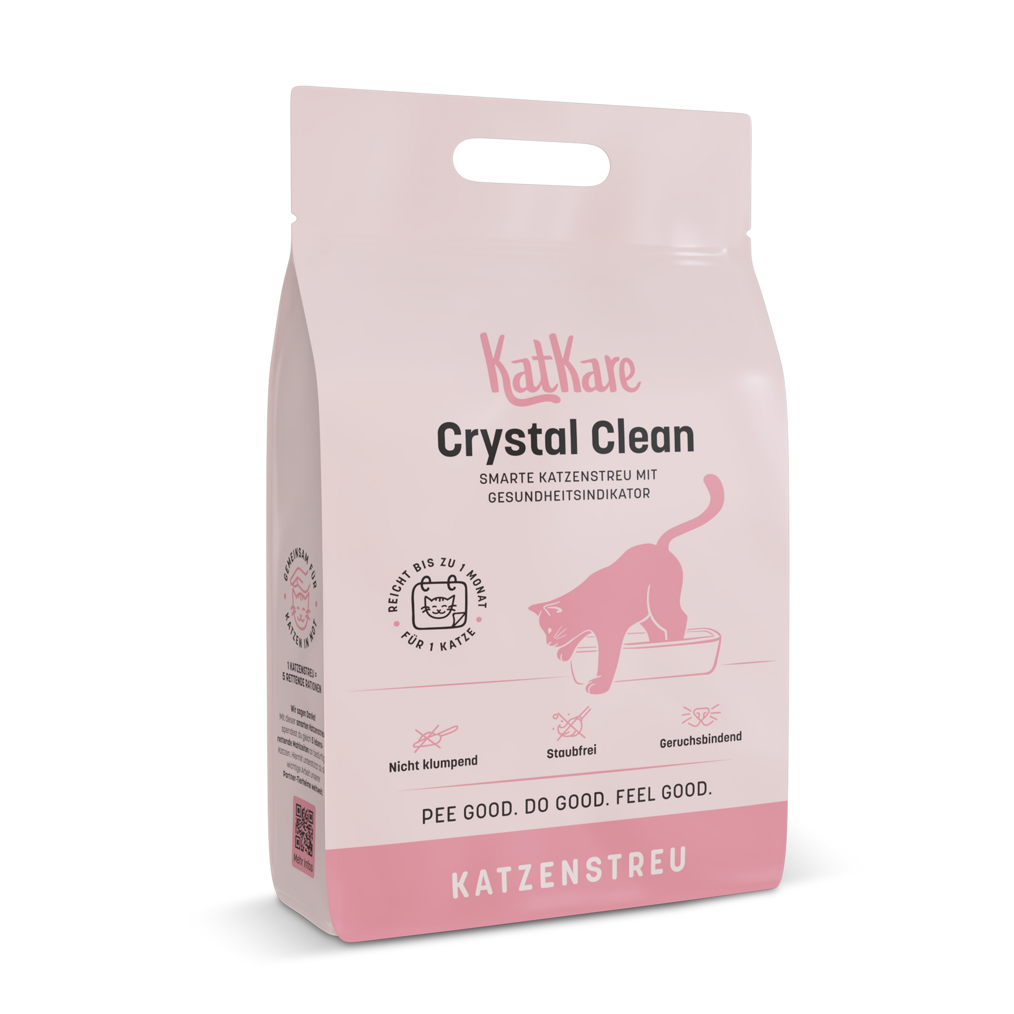 KatKare - Crystal Clean - Smarte Katzenstreu mit Gesundheitsindikator