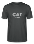 "CAT DAD" | Männer Bio-T-Shirt - Anthrazit