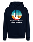 "Vergiss den Prinzen nimm die Katze!" | Frauen Bio-Hoodie - Navy
