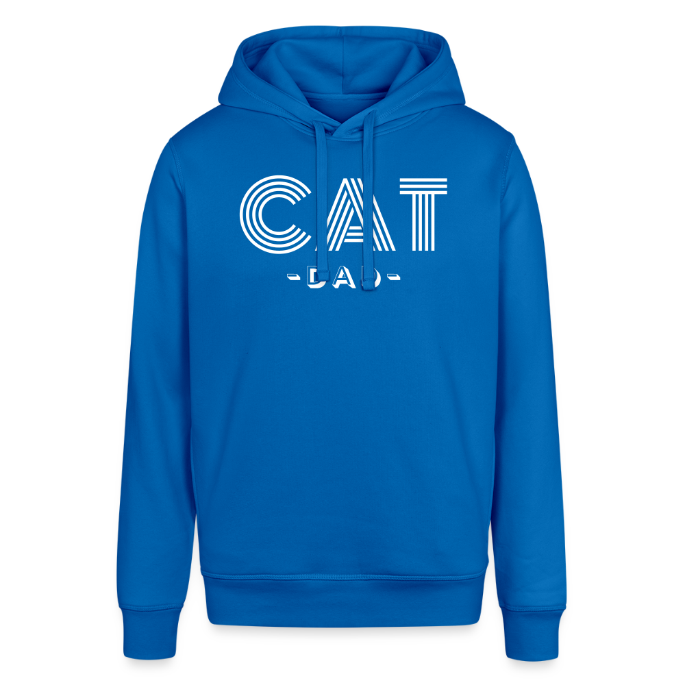 "CAT DAD" | Unisex Bio-Hoodie - Königsblau