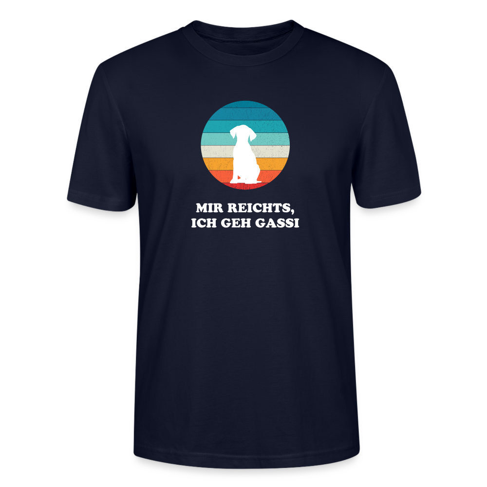 "Mir reichts, Ich geh Gassi!" | Männer Bio T-Shirt - Navy