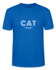 "CAT DAD" | Männer Bio-T-Shirt - Pfauenblau