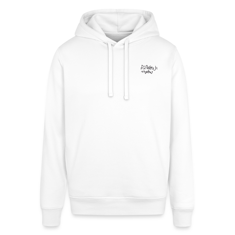 "Meow Meow" | Unisex Bio Hoodie - Weiß