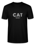 "CAT DAD" | Männer Bio-T-Shirt - Schwarz