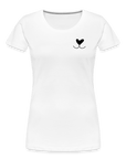 "Doglove" | Frauen Bio-T-Shirt - Weiß