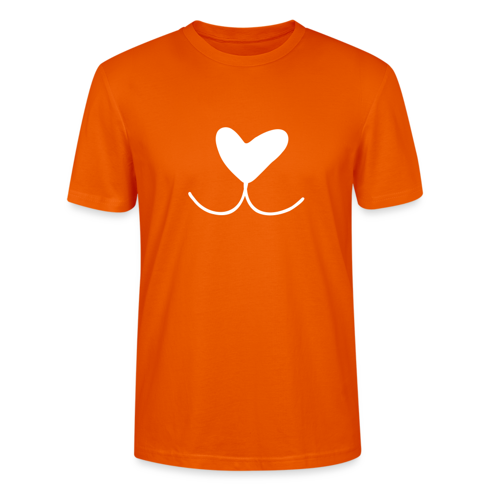 "Doglove" | Männer Bio-T-Shirt - Tieforange