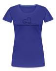 "Zertifizierte Katzen Servicekraft" | Frauen Bio-T-Shirt - Königsblau