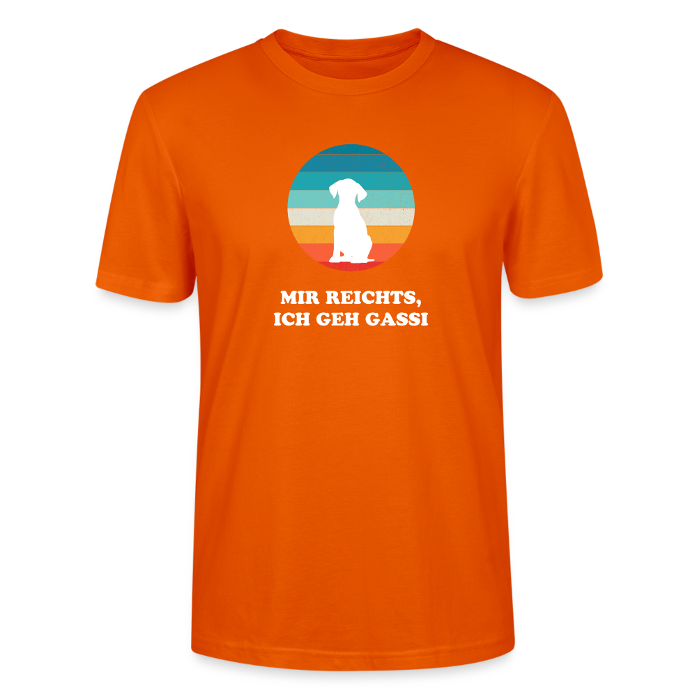 "Mir reichts, Ich geh Gassi!" | Männer Bio T-Shirt - Tieforange