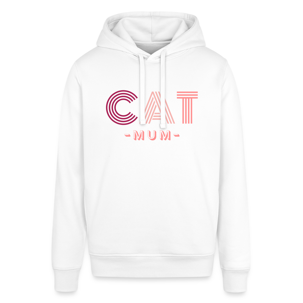 "CAT MOM" | Frauen Bio-Hoodie - Weiß