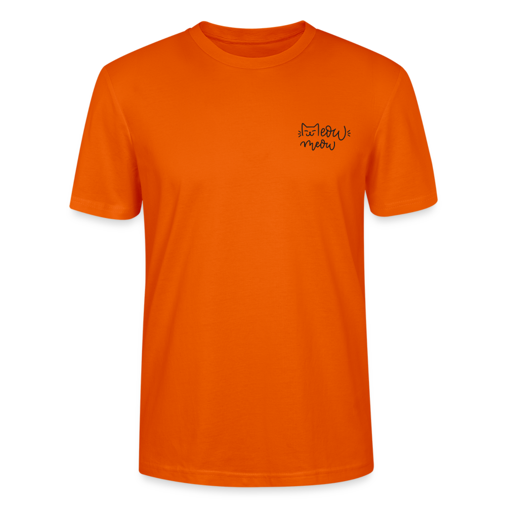 "Meow Meow" | Männer Bio-T-Shirt - Tieforange