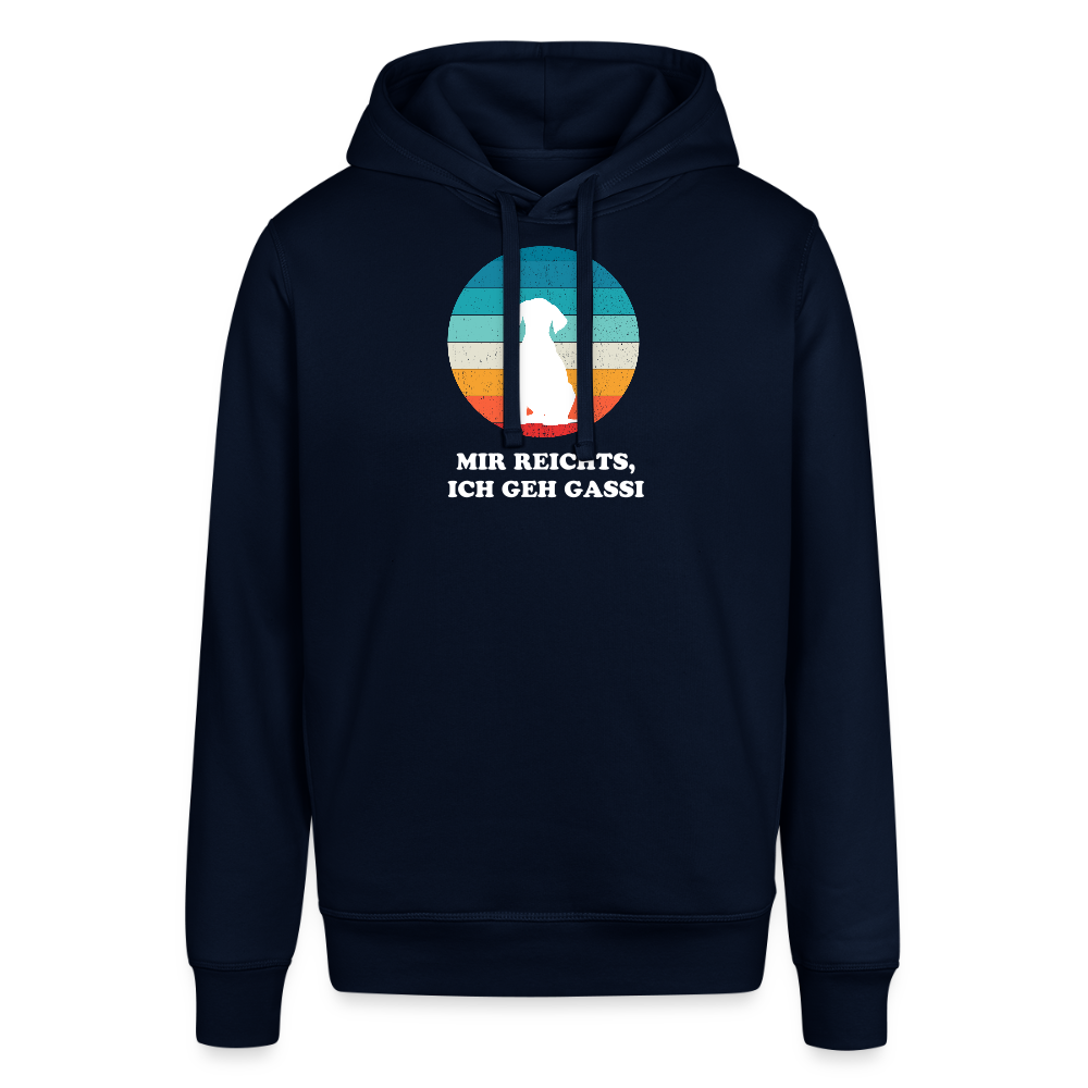 "Mir reichts, Ich geh Gassi!" | Unisex Bio-Hoodie - Navy