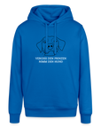 "Vegiss den Prinzen, nimm den Hund!" | Frauen Bio-Hoodie - Königsblau