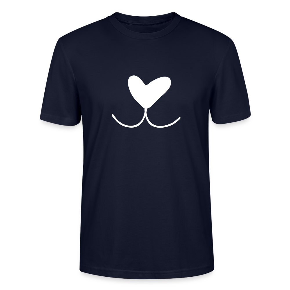 "Doglove" | Männer Bio-T-Shirt - Navy