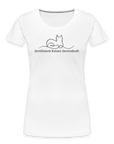 "Zertifizierte Katzen Servicekraft" | Frauen Bio-T-Shirt - Weiß