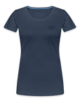 "Meow Meow" | Frauen Bio-T-Shirt - Navy