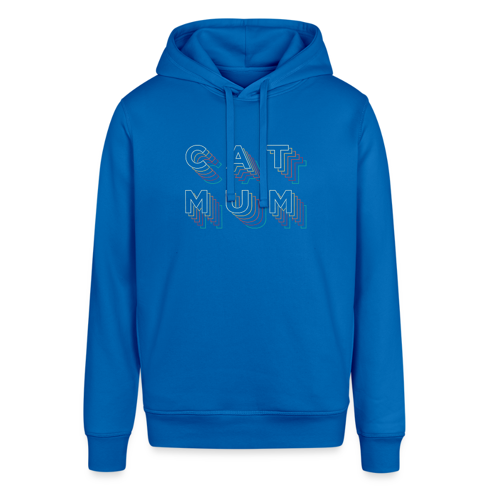 "CAT MOM" Retro bunt | Frauen Bio-Hoodie - Königsblau