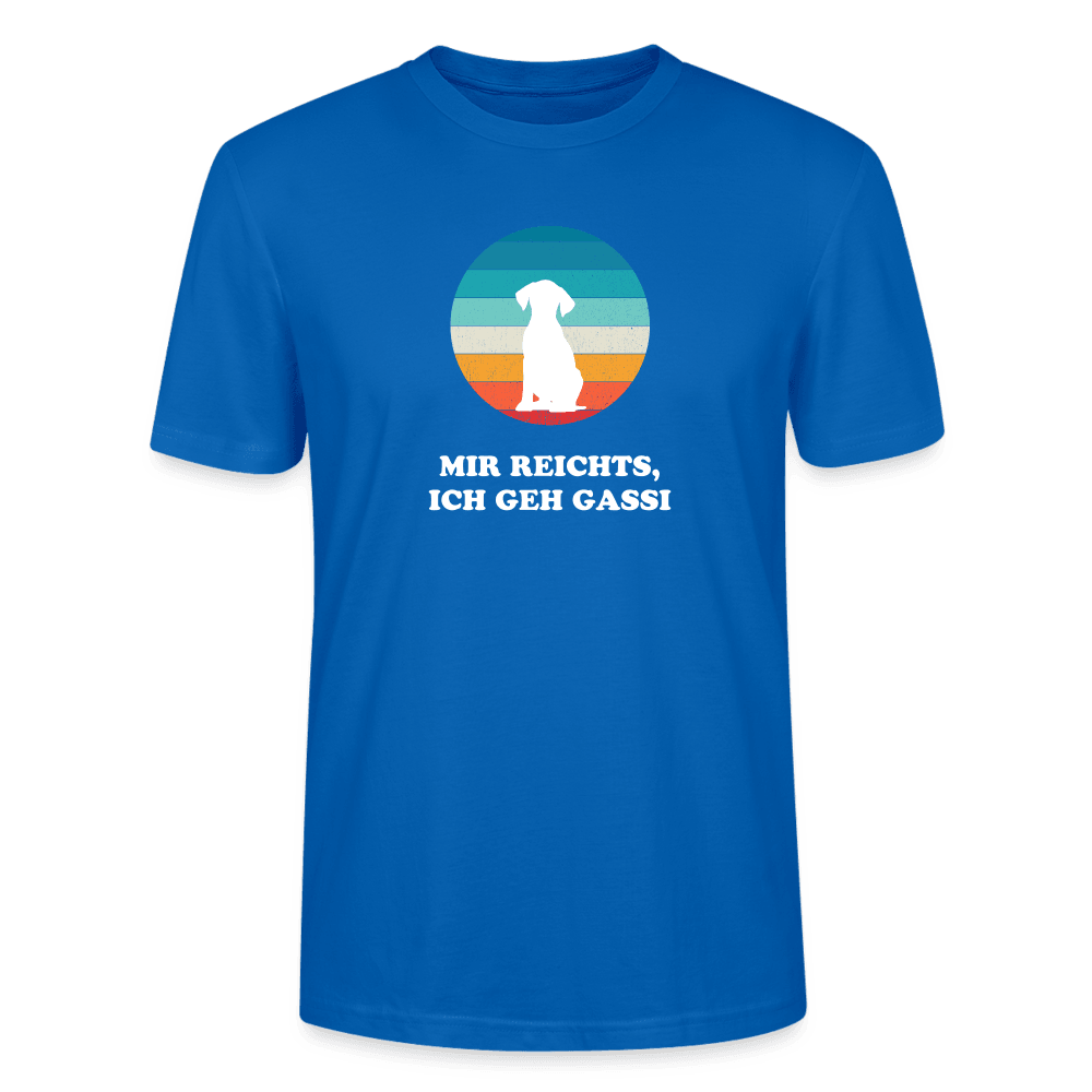 &quot;Mir reichts, Ich geh Gassi!&quot; | Männer Bio T-Shirt - Pfauenblau