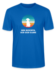 "Mir reichts, Ich geh Gassi!" | Männer Bio T-Shirt - Pfauenblau