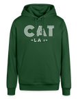 "CAT DAD" | Unisex Bio-Hoodie - Flaschengrün