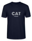 "CAT DAD" | Männer Bio-T-Shirt - Navy