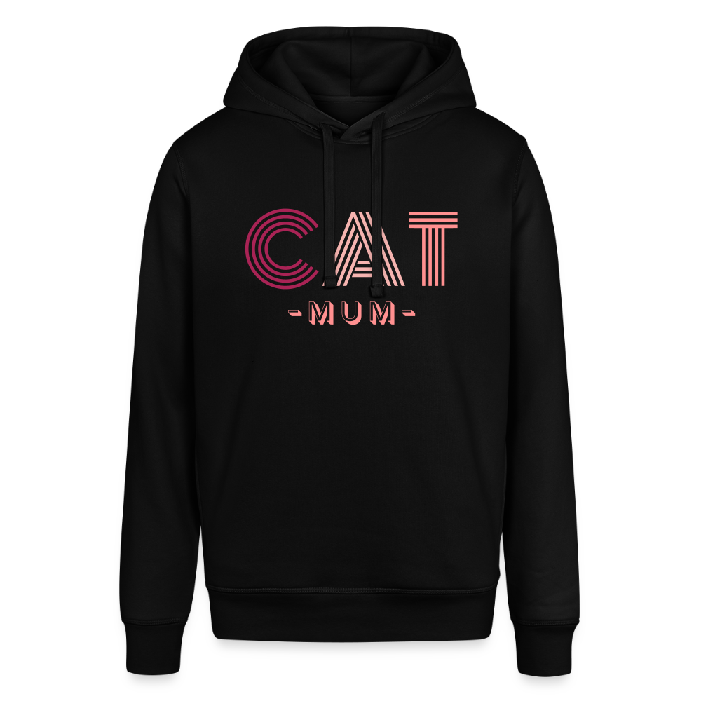 "CAT MOM" | Frauen Bio-Hoodie - Schwarz