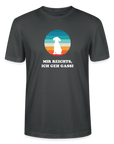 "Mir reichts, Ich geh Gassi!" | Männer Bio T-Shirt - Anthrazit