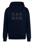 "CAT MOM" Retro bunt | Frauen Bio-Hoodie - Navy