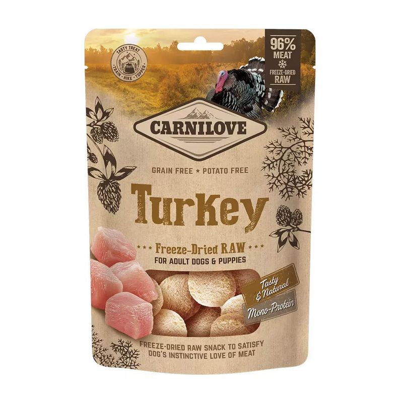 Carnilove Dog Freeze Dried Raw Snack Turkey