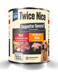 NutriQM Twice Nice Nassfutter Rind & Hühnerbrustfilet