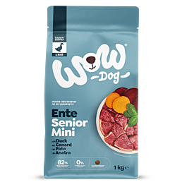 WOW DOG Senior Ente mit Minze Minis