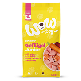 WOW DOG Junior Geflügel mit Karotten