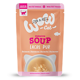 WOW CAT Suppe mit Lachs