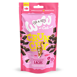 WOW CAT Crunchy Snack mit Lachs