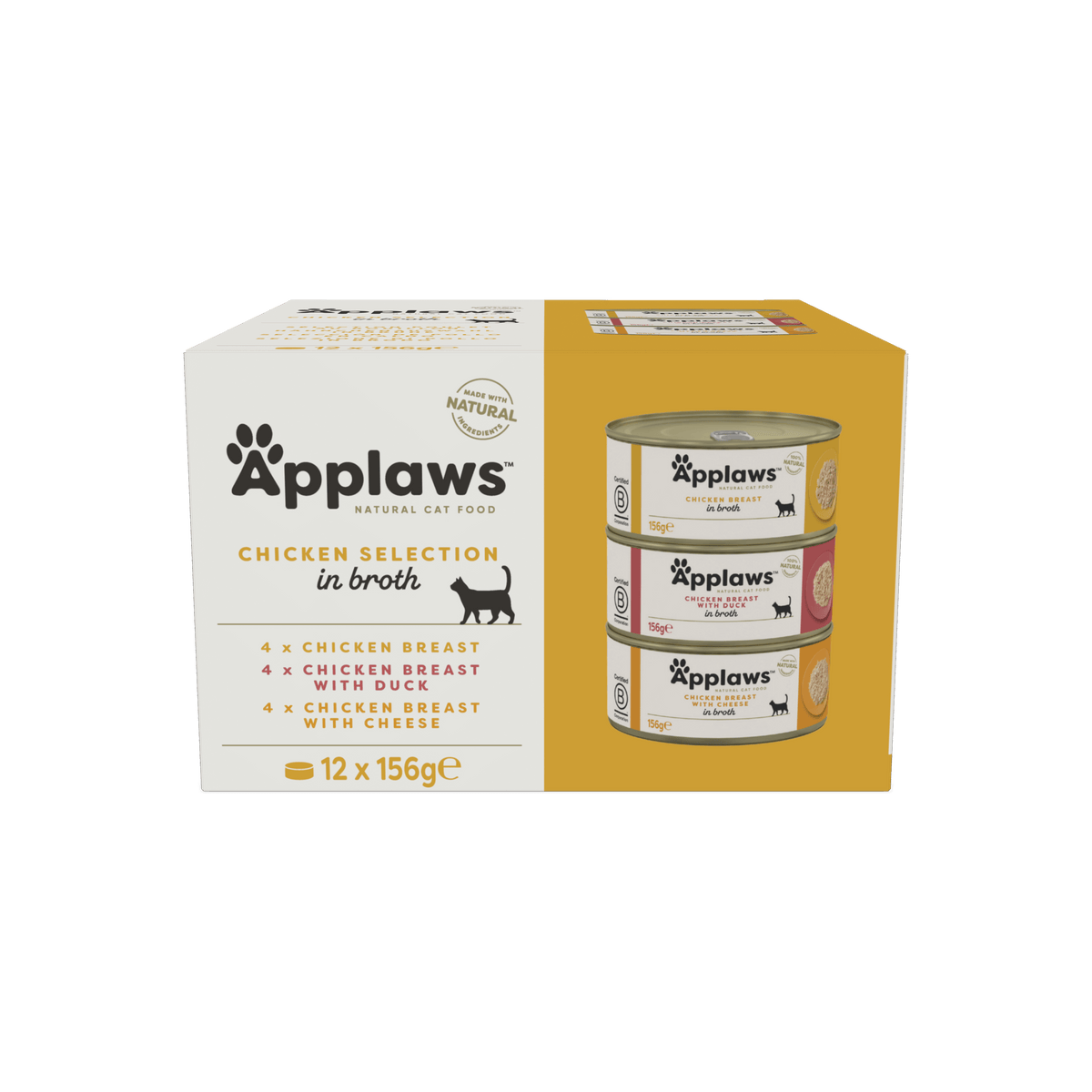 Applaws Katze Multipack Huhn Selection 156 g – 12 x 156 g