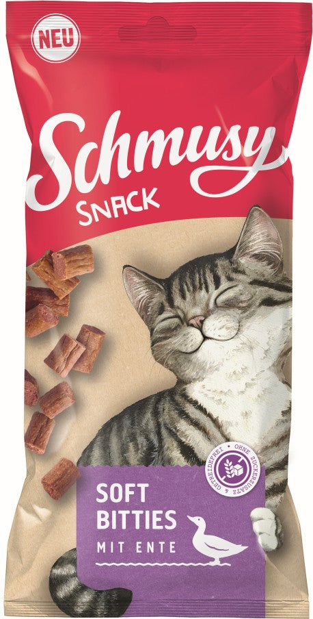 Schmusy Snack Soft Bitties mit Ente