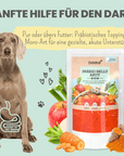 noms + Präbio Belly Akut: pflanzenbasierte Darmkur für Hunde nach Moro-Art