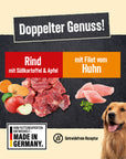 NutriQM Twice Nice Nassfutter Rind & Hühnerbrustfilet