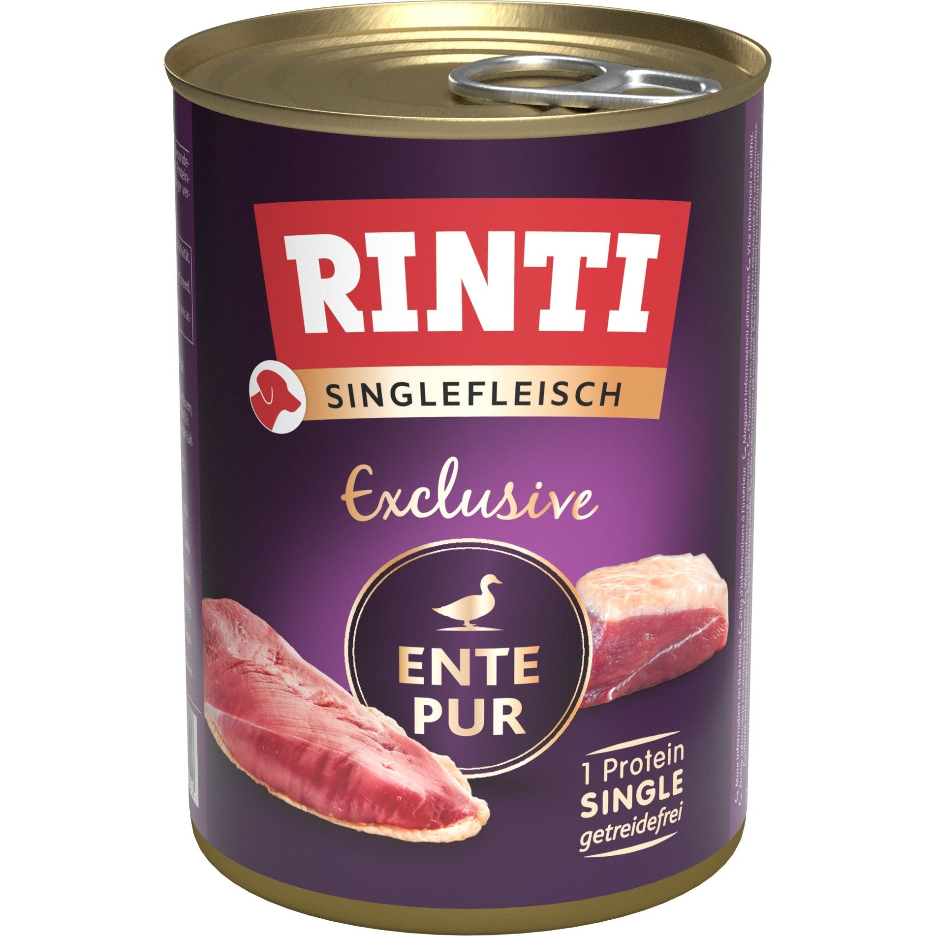 Rinti Rinti Singlefleisch Exclusive Ente Pur 1