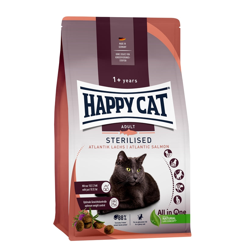 Happy Cat Sterilised Adult Atlantik Lachs
