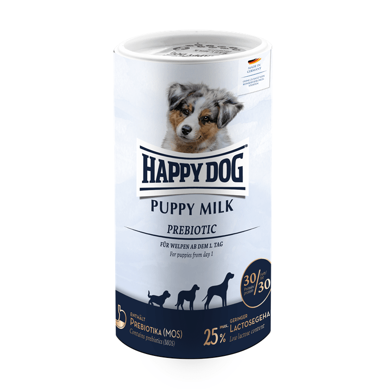 Artikel mit dem Namen Happy Dog Supreme Young Puppy Milk Prebiotic im Shop von zoo.de , dem Onlineshop für nachhaltiges Hundefutter und Katzenfutter.