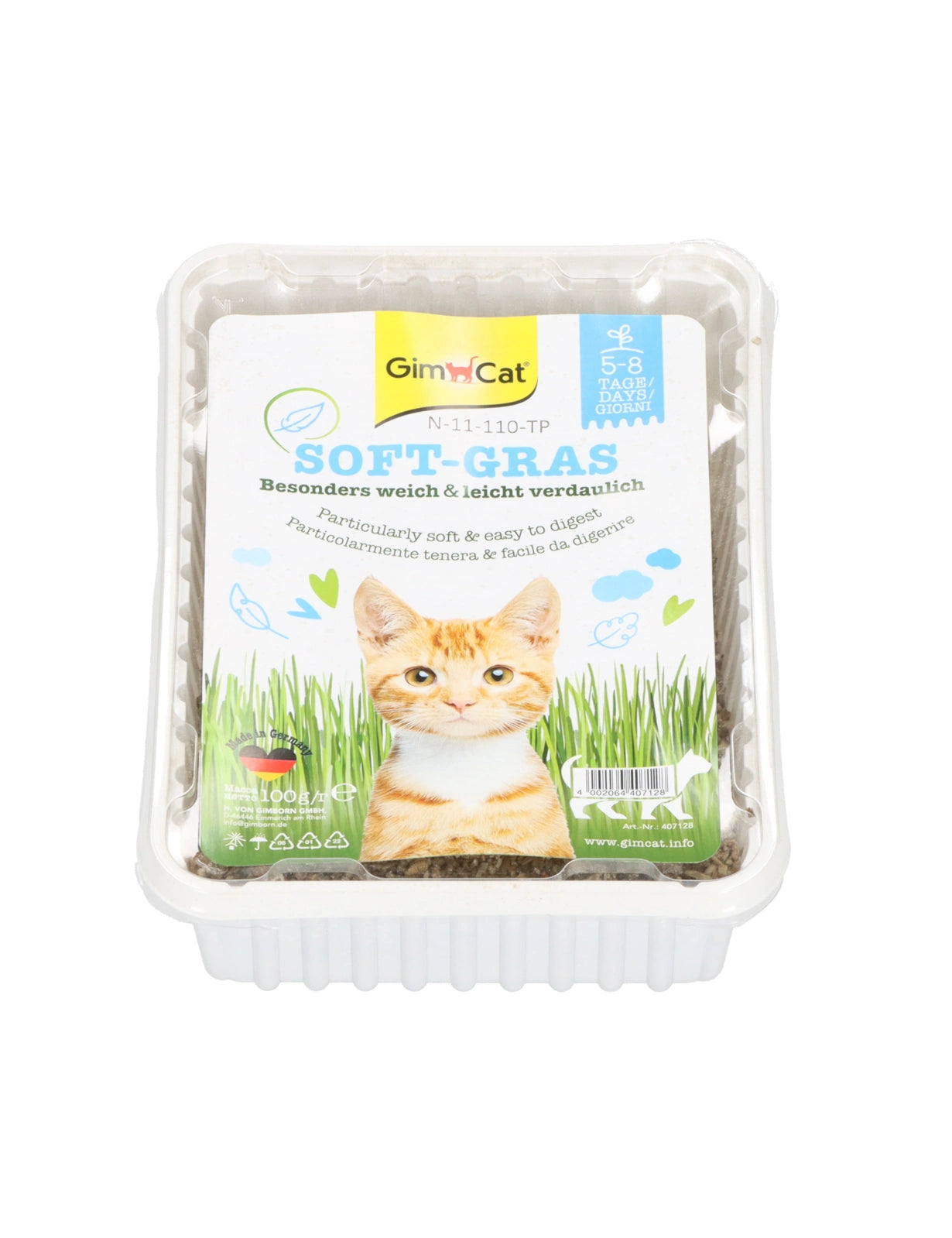 GimCat Soft-Gras Katzengras in der 100-g-Schale