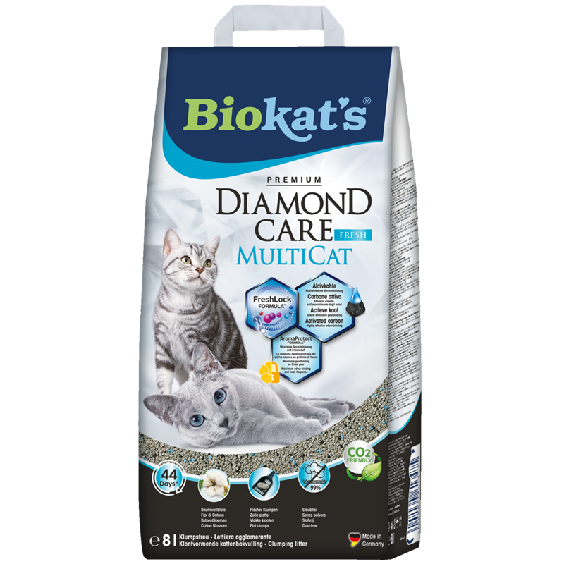 Biokats Diamond Care MultiCat fresh, 8l Papiersack
