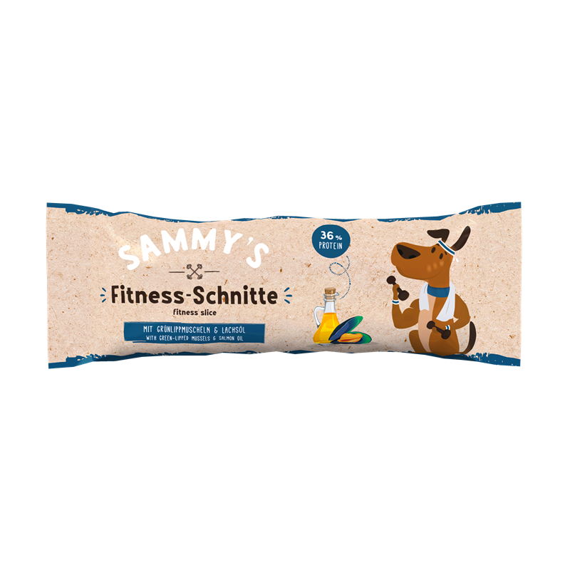 Bosch Sammy's Fitnessschnitte Grünlippmuschel und Lachsöl Hundesnack - zoo.de