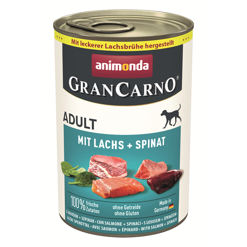 Animonda Dose GranCarno Adult mit Lachs + Spinat