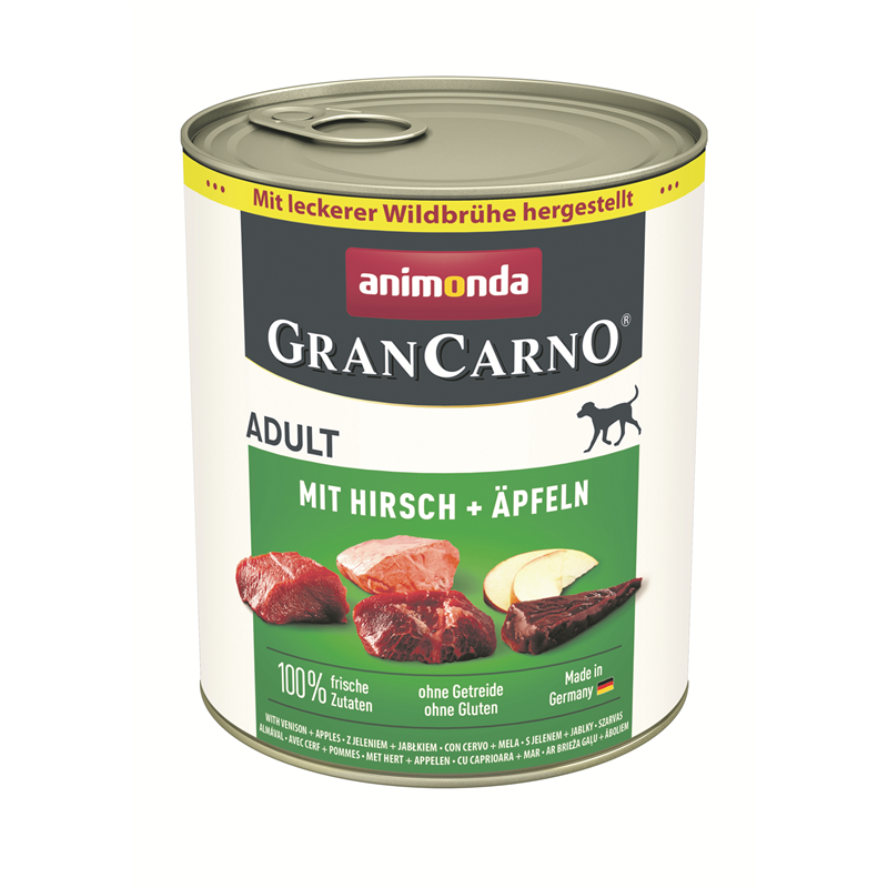 Animonda Dog Dose GranCarno Adult mit Hirsch + Äpfeln