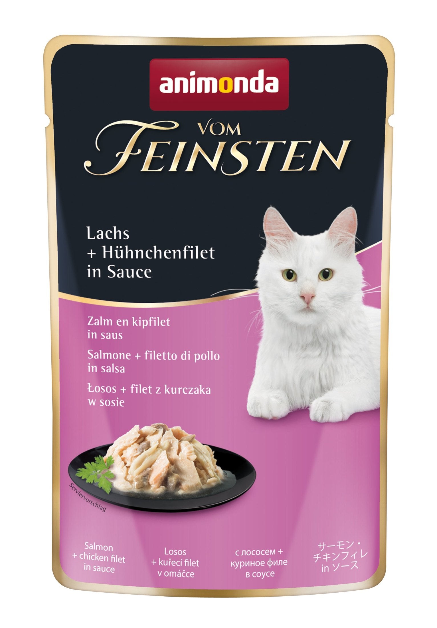 Animonda vom Feinsten Cat - Pouch mit Lachs & Hühnerfilet zoo-de